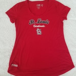 St. Louis Cardinals red t shirt with rhinestones